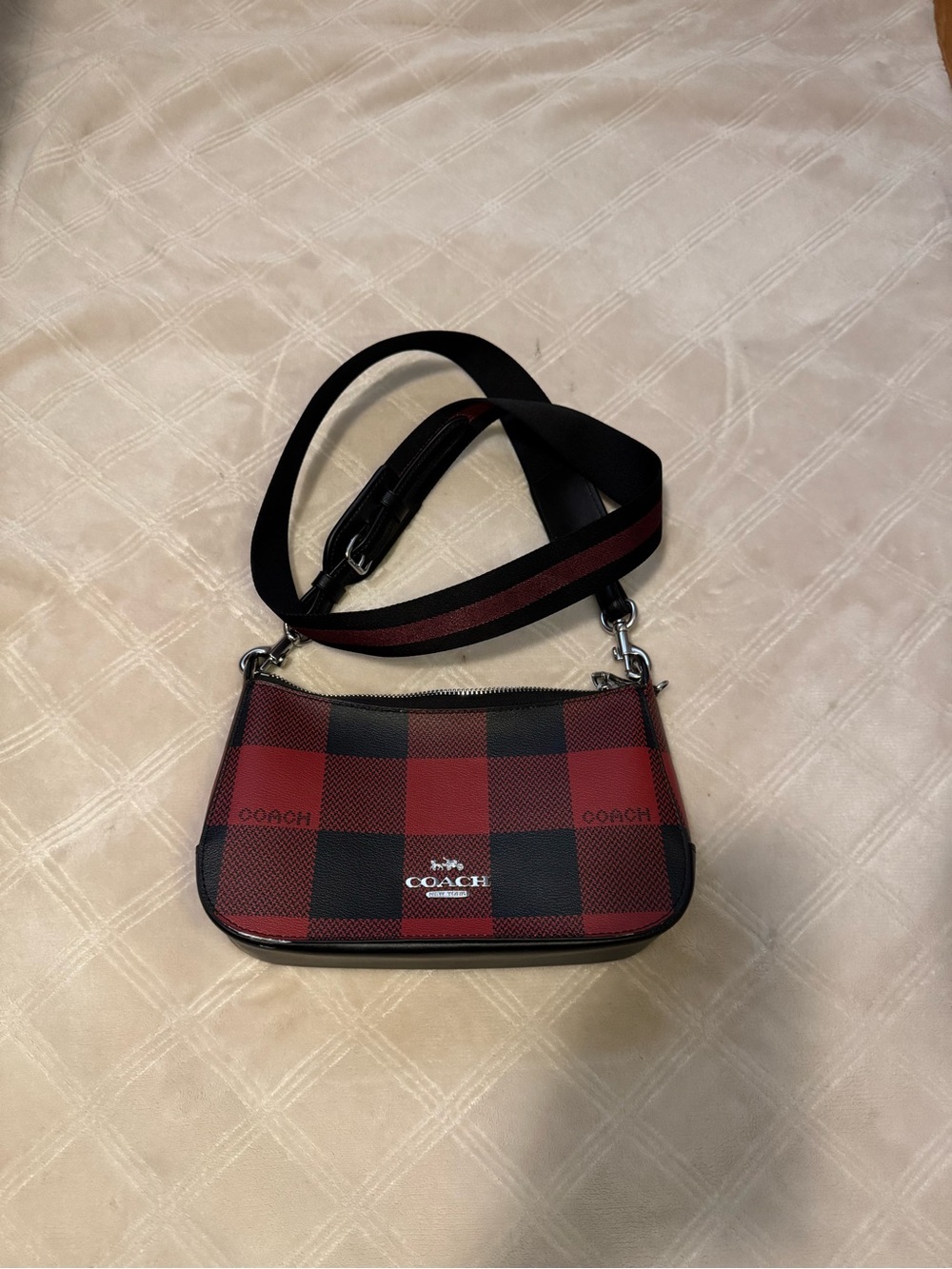 Coach Crossbody Purse Plaid